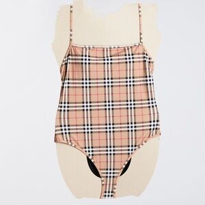 Burberry Women's Check One-Piece Swimsuit